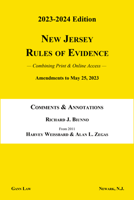 2021-2022 NJ Rules of Evidence - Annotated