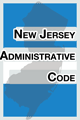 New Jersey Admin Code Book Image